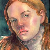 My project in Artistic Portrait with Watercolors course. Watercolor Painting project by dashatagrigorova - 05.09.2021