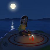 Mon projet du cours : Principes d’illumination pour la peinture numérique. Drawing project by merin_drw - 05.08.2021