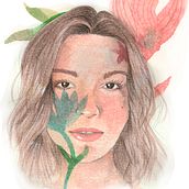 Meu projeto do curso: Retrato ilustrado em aquarela. Watercolor Painting project by thamitiburtino - 12.20.2020