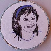 Mi Proyecto del curso: Creación de retratos bordados. Een project van Borduurwerk van anadico - 08.05.2021