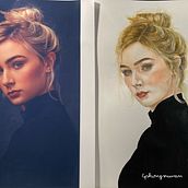 My project in Watercolor Portrait from a Photo course. Watercolor Painting project by Sea Phong - 05.06.2021