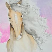 teste com aquarela. Traditional illustration project by Fla Mariani - 05.08.2021