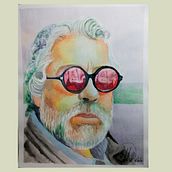 Mi Proyecto del curso: Retrato artístico en acuarela. Un projet de Aquarelle de sterling ventura cid - 08.05.2021