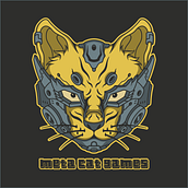 Meta Cat. Digital Illustration project by taufiqon - 05.08.2021