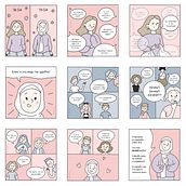 My project in Digital Comic Illustration for Social Media course. Een project van Traditionele illustratie y Stripboek van Anastasia Lvova - 23.04.2021