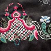 Ringerike Bunad WIP. Embroider project by Cori AvaraSanchez - 05.09.2021