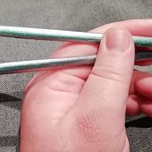 Square 6mm Knitting Needles. Arts, Crafts, Design, DIY, Fiber Arts, Jewelr, Design, Upc, and cling project by Cori AvaraSanchez - 05.09.2021