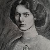 Mi Proyecto del curso: Retrato realista al carboncillo. Fine Arts, Artistic Drawing, Portrait Drawing, and Drawing project by Diana González - 05.09.2021