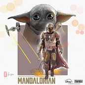The Mandalorian. Film, Video, TV, Digital Drawing, and Traditional illustration project by ANDRES RUIZ JAEN - 05.06.2021
