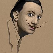 Universo Dalí.. Digital Illustration project by ANDRES RUIZ JAEN - 05.09.2021