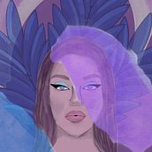 Mi Proyecto del curso: Retrato ilustrado con Procreate. Traditional illustration project by Paula Hernandez - 05.07.2021