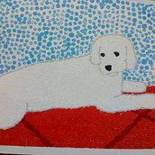 Blondy el perro. Traditional illustration project by Eder VG - 05.09.2021