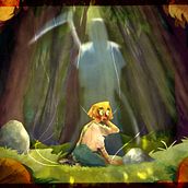 Into the forest. Traditional illustration project by enuji_r - 05.09.2021