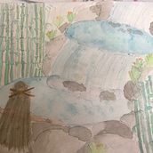 My 2nd project in Watercolor Illustration with Japanese Influence course. Projekt z dziedziny Malowanie akwarelą użytkownika pictodelie - 10.05.2021