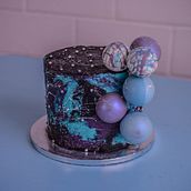 Cake design: Pastel galactico del dia de las madres. Events, Instagram, DIY, Lifest, and le Photograph project by Javiera Carolin - 05.09.2021