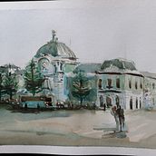 Missione Ibo Island - Mozambique. Watercolor Painting, Fine Arts, and Architectural Illustration project by Marcos Nunez - 05.10.2021