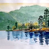 José-Ma. Calero Vizcaino - mi Proyecto del curso: Paisajes naturales en acuarela. Un proyecto de Bellas Artes, Pintura y Pintura a la acuarela de José Mario Calero Vizcaino - 21.04.2021