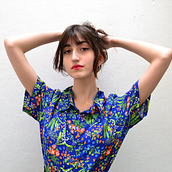 Camisa Flora - Kitsuné Indumentaria. Design, and Sewing project by Rocío Eme - 05.10.2021