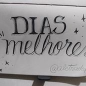 Meu projeto do curso: Os segredos dourados do lettering. Traditional illustration project by Fabricia Shirley Dos Santos - 05.06.2021