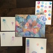 Mon projet du cours : Techniques modernes d’aquarelle. Traditional illustration project by lena_mougel - 05.10.2021