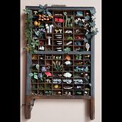 Forest Sampler (machine stitched paper, hand embroidery, beading). Un progetto di 3D, Belle arti, Ricamo, Cucito, Fiber Art e Papercraft di Michele Pollock - 11.05.2021