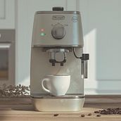 De'Longhi ECI 341 - Pure White . % Freddy Guerra tarafından hazırlanan A, dınlatma Tasarımı, Ürün Tasarımı, Ve 3D projesi - 12.19.2020