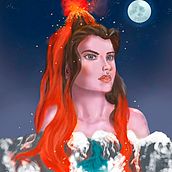Mi Proyecto del curso: Retratos digitales de fantasía con Photoshop. Traditional illustration project by Lil Moya Fernández - 05.09.2021