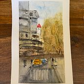 Un día cualquiera.. Een project van Aquarelschilderen van Soraya Sáez - 11.05.2021