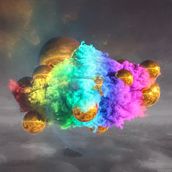 Candy Cloud. Un proyecto de 3D, Creatividad, Modelado 3D y Concept Art de Christian Graham - 06.05.2021