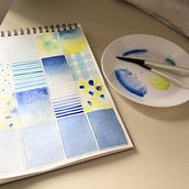 Watercolour techniques . Drawing project by Mihaela Price - 05.07.2021