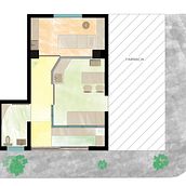 Pequeño consultorio médico. . Un proyecto de Arquitectura, Diseño, creación de muebles					, Arquitectura interior y Diseño 3D de Lezti Díaz - 27.09.2020