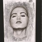 My project in Artistic Charcoal Portraiture: Creating Atmosphere course. Un proyecto de Dibujo de Retrato de janrutts - 12.05.2021