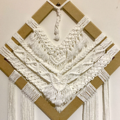 Meu projeto do curso: Introdução à tapeçaria em macramê. Arts, Crafts, and Macramé project by carolinagcdocarmo - 05.12.2021