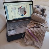 Mi Proyecto del curso: Crochet: crea prendas con una sola aguja. Crochet project by Andrea Mata - 05.02.2021