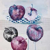 Mi Proyecto del curso: Naturaleza ilustrada: una exploración creativa. Traditional illustration, Drawing, Naturalistic Illustration, Painting, Watercolor Painting & Ink Illustration project by Florence Saje - 05.13.2021