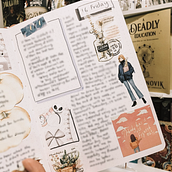 My project in Creative Bullet Journal: Planning and Creativity course. Un progetto di Design, Illustrazione tradizionale, Direzione artistica, Artigianato, Consulenza creativa, Papercraft, Lettering, Bozzetti, Creatività, Disegno e Stampa di Angela Ang - 13.05.2021