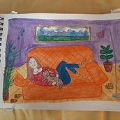 My project in Exploratory Sketchbook: Find Your Drawing Style course. Traditional illustration, Sketching, Creativit, Drawing, Watercolor Painting, Sketchbook, and Gouache Painting project by Naima Dell'Ava - 05.13.2021
