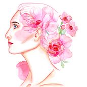 My project in Illustrated Portrait in Watercolor course. Un proyecto de Ilustración tradicional, Bellas Artes, Pintura, Dibujo, Pintura a la acuarela, Dibujo de Retrato y Dibujo artístico de Anastasia Shorokhova-Volkova - 13.05.2021