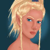 My project in Female Character Portraits in Procreate course. Traditional illustration, Digital Illustration, and Digital Drawing project by connor_theis - 05.13.2021
