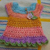 Mi Proyecto del curso:  Top-down: prendas a crochet de una sola pieza. Crochê projeto de Marce Villena - 07.05.2021