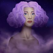 Mi Proyecto del curso: Retratos digitales de fantasía con Photoshop. Traditional illustration, Drawing, Digital Illustration, Portrait Drawing, Digital Drawing, and Digital Painting project by Monse Leiton - 05.12.2021