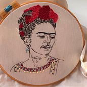 My project in Creation of Embroidered Portraits course. Embroider project by Victoria D. - 04.01.2021