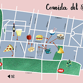 Mi Proyecto del curso: Creación de mapas ilustrados: refleja la esencia de la ciudad. Traditional illustration, Infographics, Drawing, Digital Illustration, Artistic Drawing, and Digital Painting project by whitejade - 05.12.2021