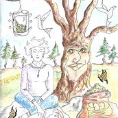 My project in Exploratory Sketchbook: Find Your Drawing Style course. Traditional illustration, Sketching, Creativit, Drawing, Watercolor Painting, Sketchbook, and Gouache Painting project by Silver RavenWolf - 05.15.2021