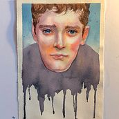 Mi Proyecto del curso:  Retratos expresivos en acuarela. Traditional illustration, Fine Arts, Painting, Watercolor Painting, and Portrait Drawing project by sabrinaflarson - 05.15.2021