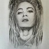 My project in Artistic Charcoal Portraiture: Creating Atmosphere course. Traditional illustration, Fine Arts, Drawing, Portrait Drawing, Realistic Drawing, and Artistic Drawing project by Thian Ming - 05.16.2021