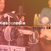 Ejemplo de imagen gráfica para el programa "Días de radio". TFM CES.. Projekt z dziedziny  Motion graphics, Ed, cja filmów, Kino, film i telewizja, Br, ing i ident, fikacja wizualna i Design użytkownika Jorge Piedrabuena - 12.05.2021