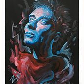 Acrylic portrait paintings and illustrations . Ilustrație tradițională, Pictură acrilică, Arte plastice și Pictura de Dominika Dzienisz - 04.17.2021