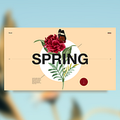 Spring. UX / UI, Design, Web Design, T, pograph & Interactive Design project by Samuel Castillo - 05.16.2021