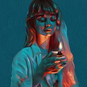 My project in Digital Fantasy Portraits with Photoshop course. Projekt z dziedziny Trad, c, jna ilustracja,  R, sunek, Ilustracja c, frowa, Portret, R, sunek c, frow, Malarstwo c i frowe użytkownika Hazel San Jose - 08.05.2021